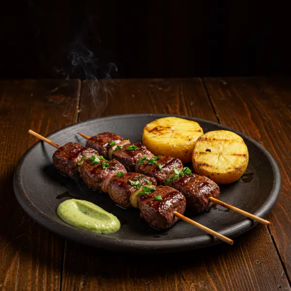 Anticuchos de corazón
