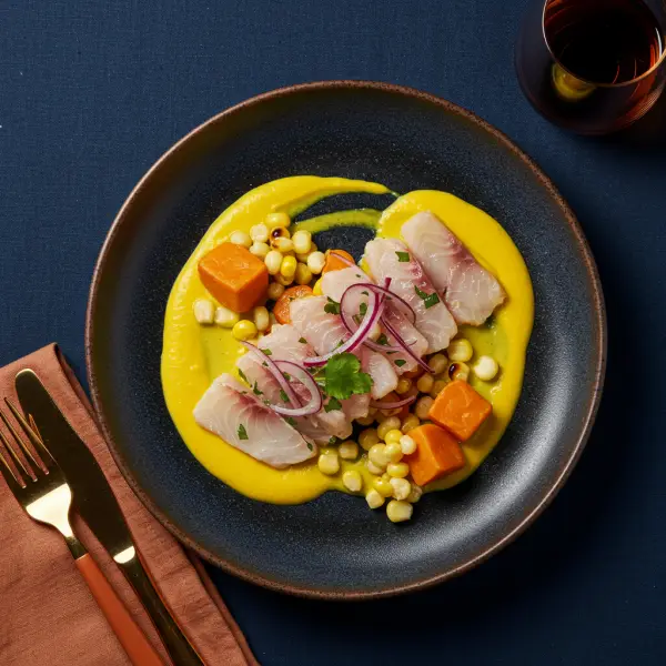 Tiradito de corvina